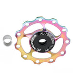MEROCA Metal Bearings Mountain Bike Road Bike Rear Derailleur Guide Wheel 11T/13T Guide Wheel, 11T Black, 13T Black, 11T Red, 13T Red, 11T Blue, 13T Blue, 11T Purple, 13T Purple, 11T Silver, 13T Silver, 11T Electroplating Colorful                      ...