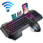 مجموعة لوحة مفاتيح وماوس ألعاب قابلة لإعادة الشحن K680 RGB