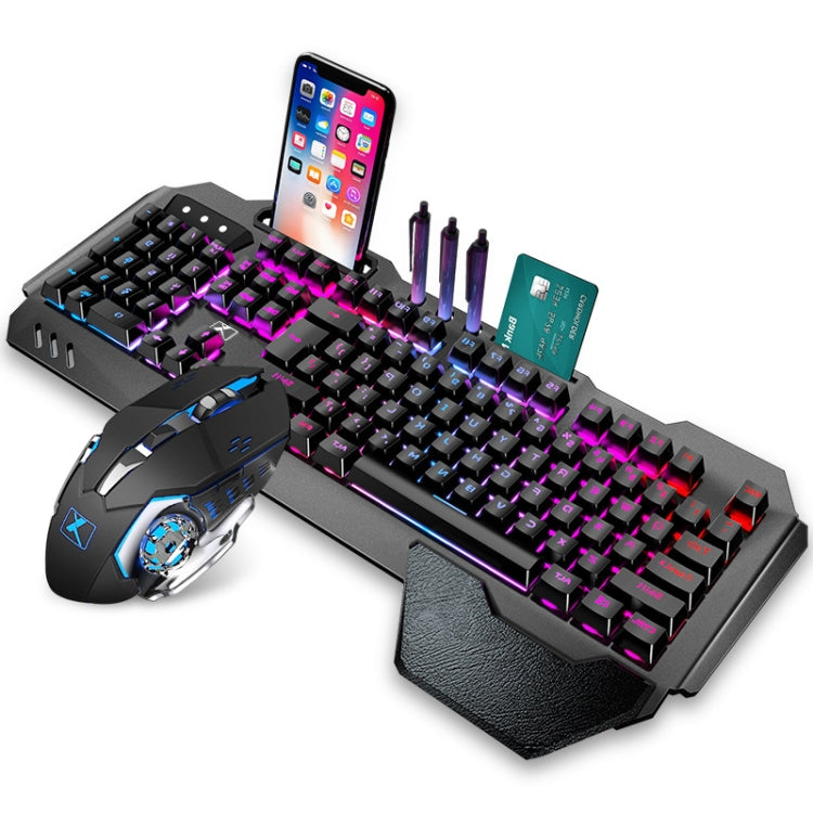 مجموعة لوحة مفاتيح وماوس ألعاب قابلة لإعادة الشحن K680 RGB