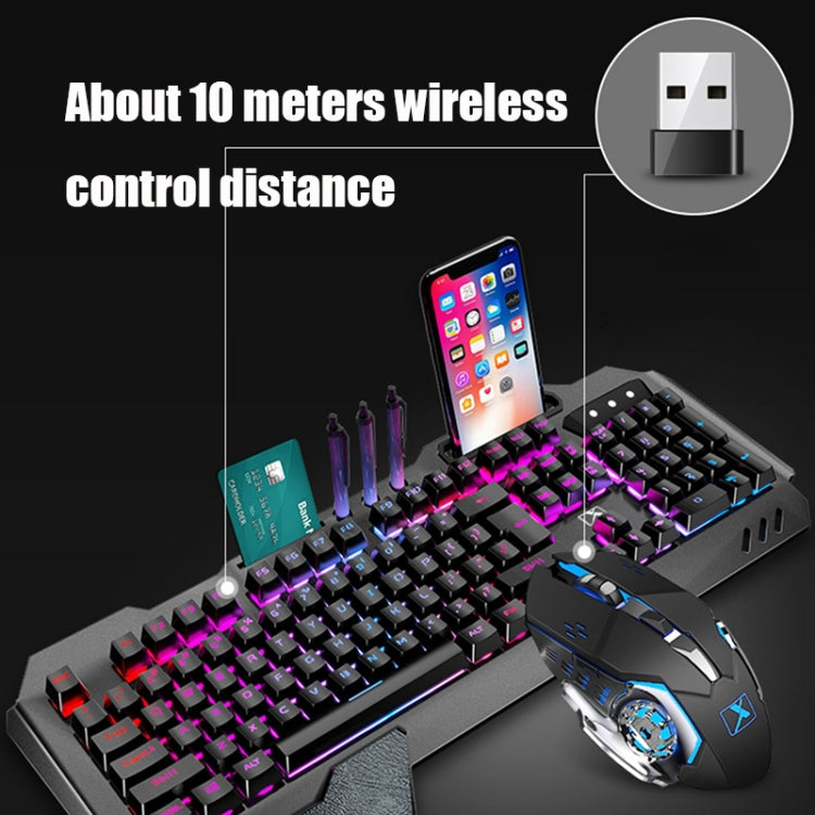 مجموعة لوحة مفاتيح وماوس ألعاب قابلة لإعادة الشحن K680 RGB
