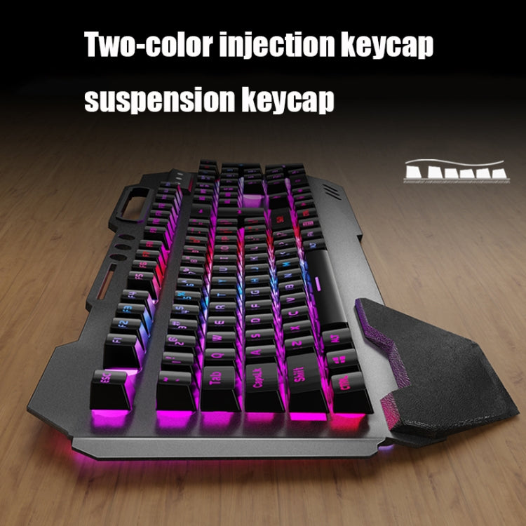 مجموعة لوحة مفاتيح وماوس ألعاب قابلة لإعادة الشحن K680 RGB