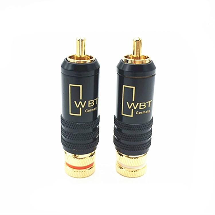 2 قطعة قابس لوتس RCA WBT-0144، قابس صوت وفيديو AV