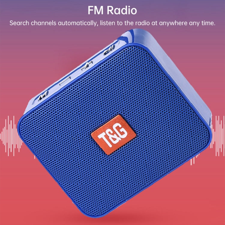 مكبر صوت صغير محمول بلوتوث ملون T&G TG166، وردي، أزرق، بني، أصفر، أسود، أحمر، فضي رمادي، برتقالي، أخضر، أزرق فاتح