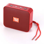 مكبر صوت صغير محمول بلوتوث ملون T&G TG166، وردي، أزرق، بني، أصفر، أسود، أحمر، فضي رمادي، برتقالي، أخضر، أزرق فاتح