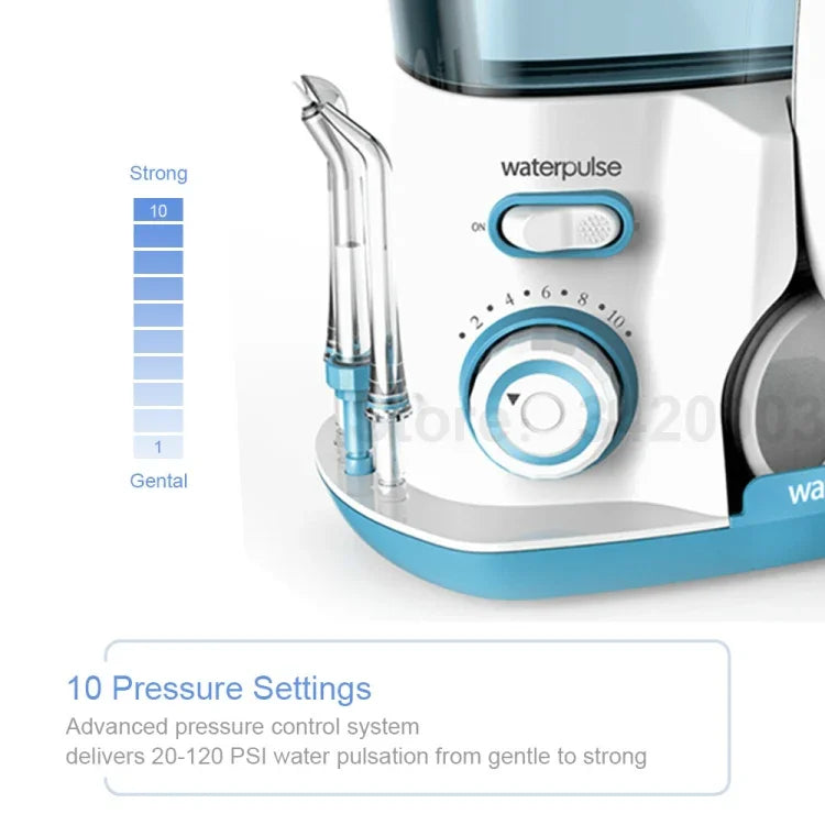 جهاز تنظيف فموي Waterpulse V300 بسعة 800 مل لتنظيف الأسنان بالماء، الولايات المتحدة، المملكة المتحدة، الاتحاد الأوروبي