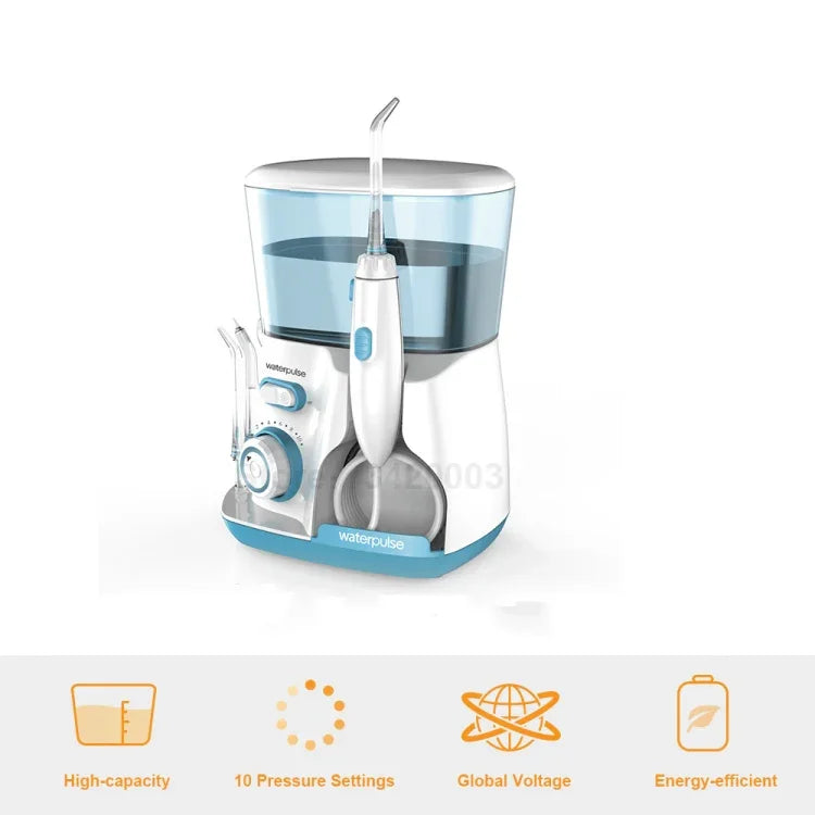 جهاز تنظيف فموي Waterpulse V300 بسعة 800 مل لتنظيف الأسنان بالماء، الولايات المتحدة، المملكة المتحدة، الاتحاد الأوروبي