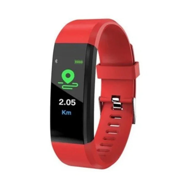 ساعة ذكية ID115 بشاشة OLED بمقاس 0.96 بوصة مع عداد خطوات وسوار رياضي لتعقب اللياقة، ID115 أسود، ID115 أحمر، ID115 أخضر، ID115 بنفسجي، ID115 أزرق