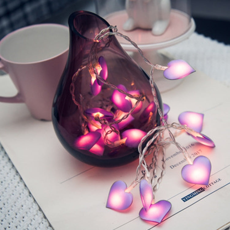 أضواء خرافية LED فانوس قلب حب Navidad أضواء سلسلة إضاءة عطلات ديكور غرفة نوم المنزل، 3م 20LEDs