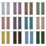 ستارة عازلة من قماش الظل عالي الدقة، ستارة صلبة، 42x84 إنش (107x213 سم)، 52x63 إنش (132x160 سم)، 52x84 (132x213)