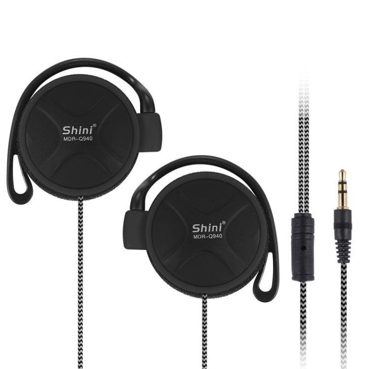 سماعة أذن شيني Q940 بمشبك أذن بيس فائق 3.5 مم للاعب MP3 والكمبيوتر والهاتف المحمول
