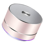 مكبر صوت بلوتوث لاسلكي محمول LENRUE ستيريو مع مكبرات LED وميكروفون مدمج ومضخم صوت MP3 صغير، TBD049445801A، TBD049445801B، TBD049445801C، TBD049445801D