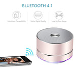 مكبر صوت بلوتوث لاسلكي محمول LENRUE ستيريو مع مكبرات LED وميكروفون مدمج ومضخم صوت MP3 صغير، TBD049445801A، TBD049445801B، TBD049445801C، TBD049445801D