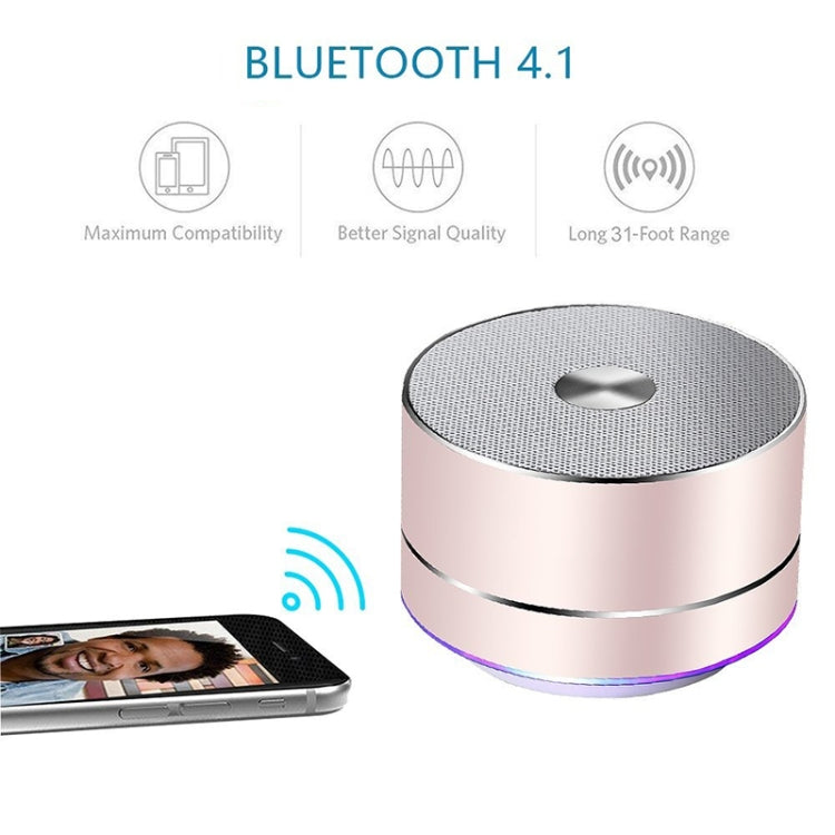 مكبر صوت بلوتوث لاسلكي محمول LENRUE ستيريو مع مكبرات LED وميكروفون مدمج ومضخم صوت MP3 صغير، TBD049445801A، TBD049445801B، TBD049445801C، TBD049445801D
