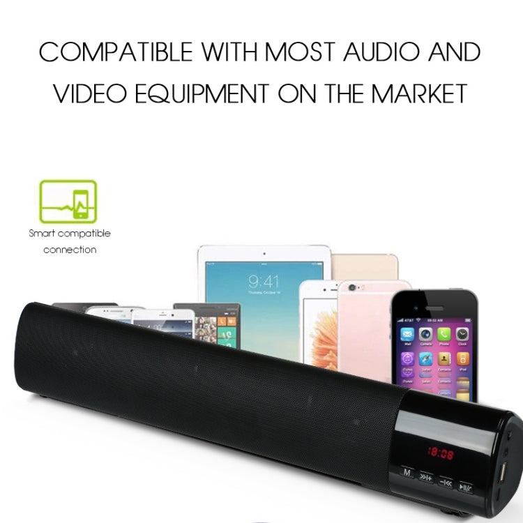 مكبر صوت بلوتوث لاسلكي محمول عالي الطاقة TOPROAD بقوة 10 واط، ستيريو، شريط صوت، TF، FM، USB، مضخم صوت للكمبيوتر والتلفاز والهاتف