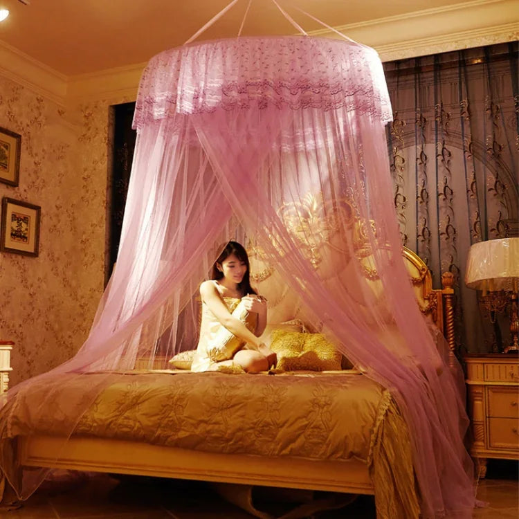 Dome Suspended Floor Mosquito Net, 1 Meter in Diameter