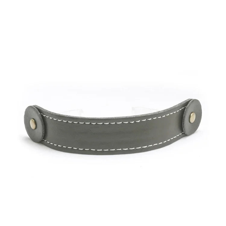 Adjustable Face Mask Ear Band Rope Anti-slip PU Leather Extension Buckle Hood