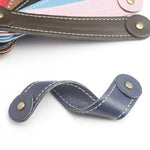 Adjustable Face Mask Ear Band Rope Anti-slip PU Leather Extension Buckle Hood