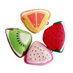 Cute Fruit Wallet Gift Plush Coin Purse Female Bag