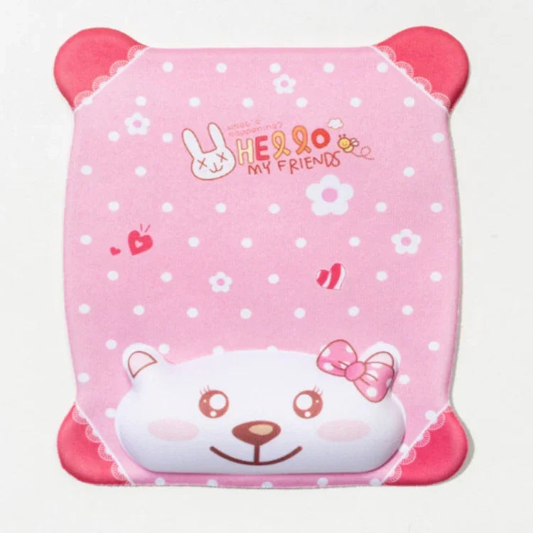 Cartoon Silicone Wristband Mouse Pad