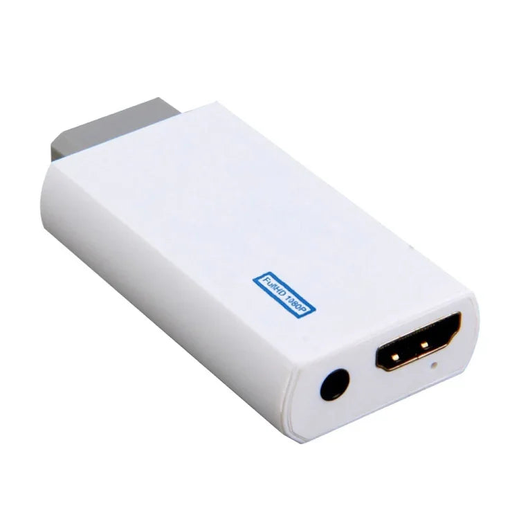 محول محول بلاي آند بلاي خالي من المتاعب من Wii إلى HDMI 1080p محول محول Wii2hdmi صندوق صوت 3.5 مم Wii-link، إلى محول HDMI 1080p