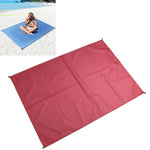 حصائر نزهة تخييم محمولة مقاومة للماء خارجية، بطانية شاطئ، حصيرة مرتبة، 100 سم*140 سم، 150 سم*140 سم، 200 سم*140 سم