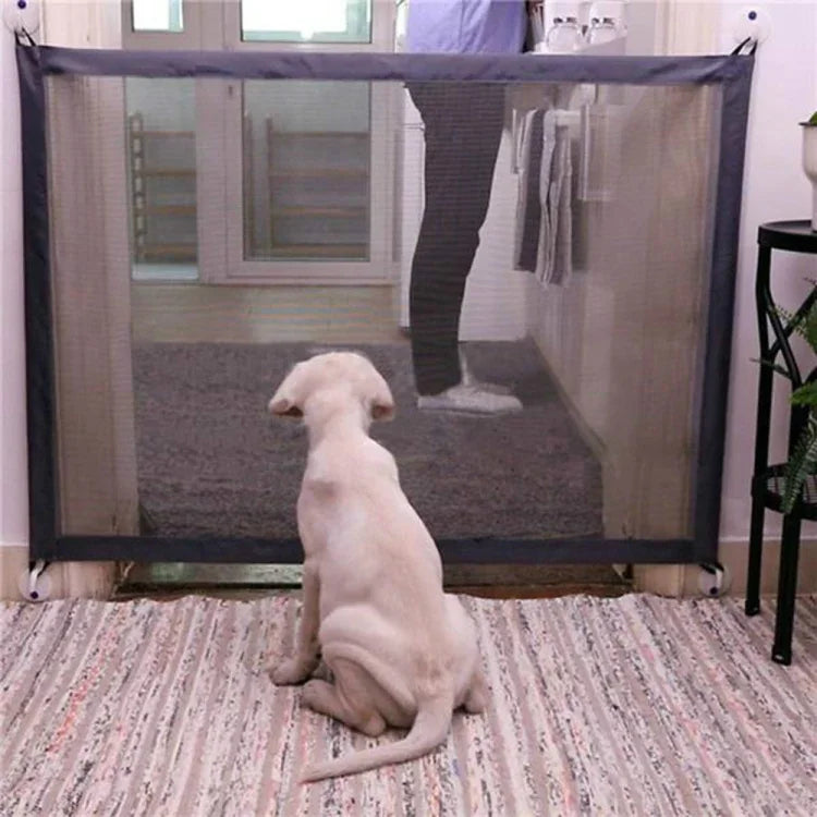 犬用ペットフェンス 携帯用折りたたみ式安全保護ドア マジックゲート 犬猫ペット用, 180cm x72cm, 110cm x72cm
