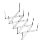 LsCook Retractable Storage Rack Kitchen Foldable Multifunctional Steam Rack Stainless Steel Kitchen Utensil Rack, Stainless Steel Rack