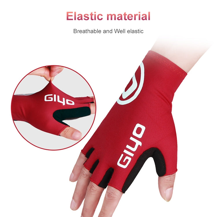 قفازات GIYO الخارجية نصف الأصابع لركوب الدراجات على الطرق الجبلية، S, M, L, XL, XXL