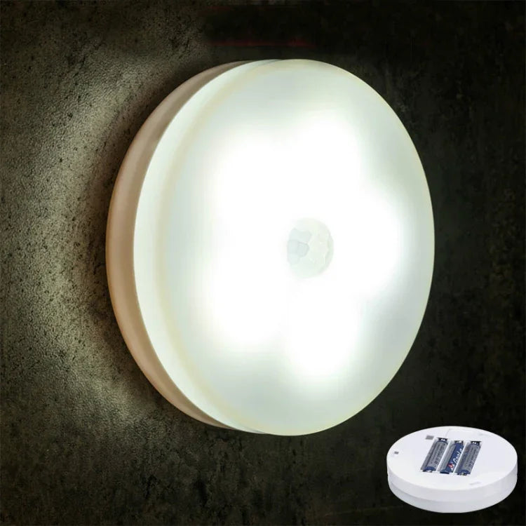 مصباح طاولة بجانب السرير بتحكم ذكي بإستشعار جسم الإنسان LED، بطارية، قابل لإعادة الشحن