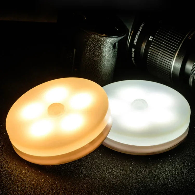 مصباح طاولة بجانب السرير بتحكم ذكي بإستشعار جسم الإنسان LED، بطارية، قابل لإعادة الشحن
