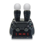 قاعدة شحن متعددة الوظائف لجهاز iPlay Gamepad لـ PS4 / PS4 Move / PS VR، لـ PS4 VR/PS VR/PS Move