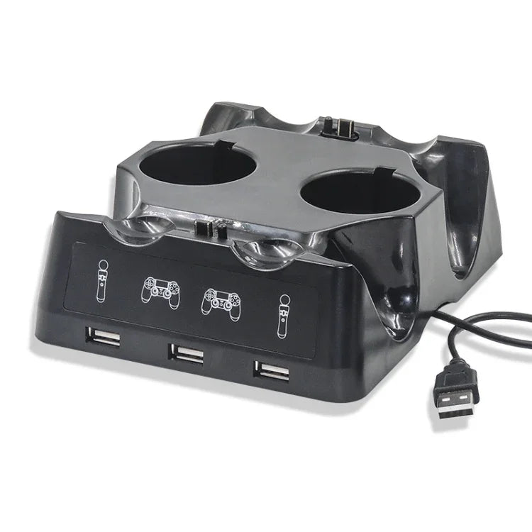 قاعدة شحن متعددة الوظائف لجهاز iPlay Gamepad لـ PS4 / PS4 Move / PS VR، لـ PS4 VR/PS VR/PS Move