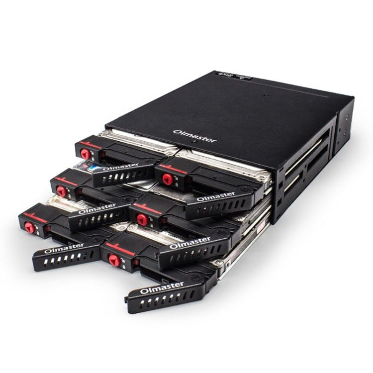 صندوق قرص صلب لمحرك بصري بستة فتحات OImaster MR-6601، MR-6601