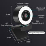 كاميرا إضاءة ملء HD بدون برنامج تشغيل X98 USB مع ميكروفون، 720P، 1080P، 2K مع تركيز تلقائي