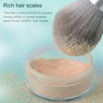 Makeup Brush Corn Silk Fiber Hair Can Washing Makeup Brush, Green Loose Powder Brush, Pink Loose Powder Brush, 5 PCS Green Eye Shadow Brush, Green Loose Powder Brush+5 PCS Eye Shadow Brush
