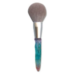 Makeup Brush Corn Silk Fiber Hair Can Washing Makeup Brush, Green Loose Powder Brush, Pink Loose Powder Brush, 5 PCS Green Eye Shadow Brush, Green Loose Powder Brush+5 PCS Eye Shadow Brush