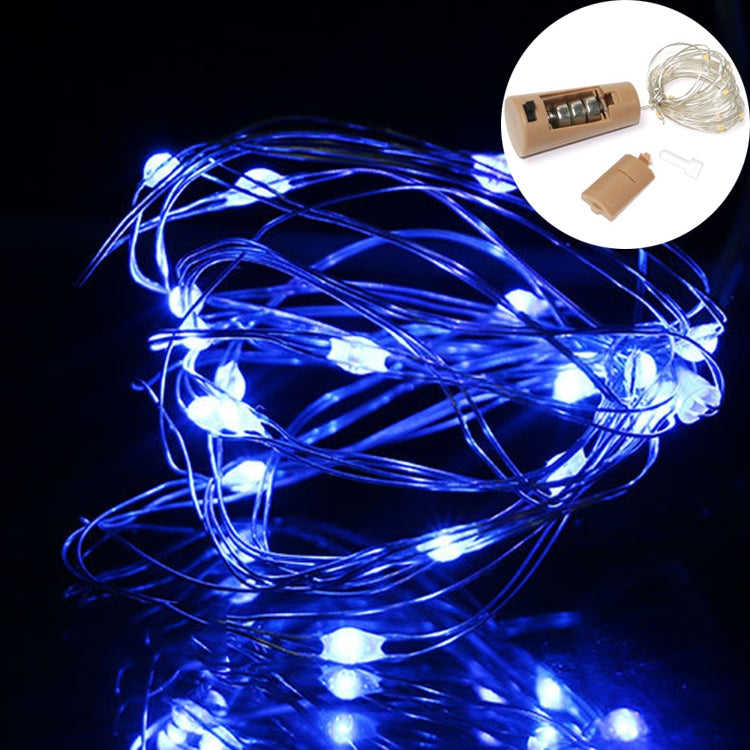10 قطع من أضواء خيطية LED لسلك نحاسي على شكل سدادة زجاجة نبيذ، مقاومة للماء IP44، 2 متر، 20 LED