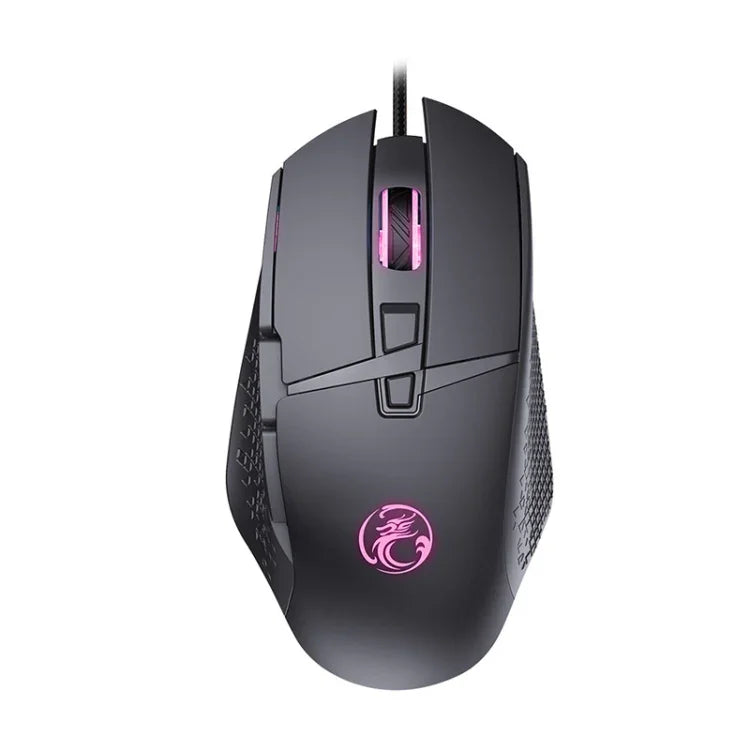 فأرة ألعاب USB سلكية مضيئة iMICE T91 بعدد 8 مفاتيح ودقة 7200 DPI، طول الكابل: 1.8 متر
