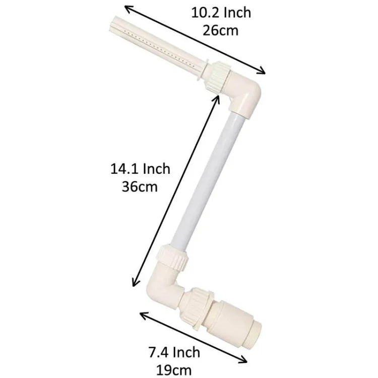 K-210 Swimming Pool Decoration Accessories Swimming Pool Adjustable Height Direction Small Waterfall Fountain, Waterfall Fountain Accessories