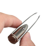 3 قطع ملقط حواجب مع ضوء LED أداة مكياج إزالة شعر العيون والرموش إكسسوارات تجميل