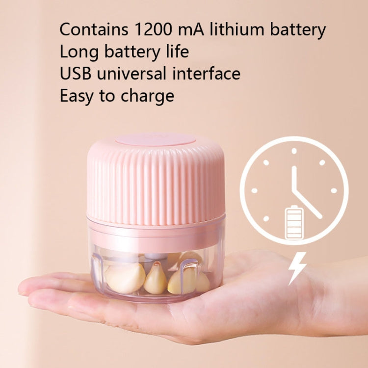 آلة تقطيع خضروات كهربائية منزلية، هراسة ثوم USB صغيرة، آلة طهي للأطفال، مكمل غذائي للأطفال، 250 مل، 100 مل + 250 مل، 100 مل