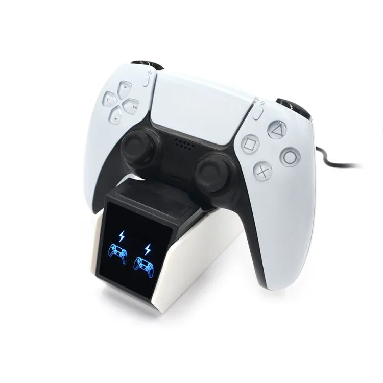 شاحن مزدوج لمقبض الألعاب iPega SND-462 مع اتصال للمقبض لجهاز PS5، SND-462 (قابس أمريكي)، SND-462 (قابس أوروبي)