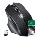 فأرة ميكانيكية لاسلكية للألعاب مع 6 أزرار ودقة 1000/1200/1600 DPI Inphic A1، اللون: رمادي لاسلكي + بلوتوث 4.0 + بلوتوث 5.0، أسود لاسلكي + بلوتوث 4.0 + بلوتوث 5.0، نسخة صامتة بشحن لاسلكي، رمادي نسخة صامتة بشحن لاسلكي