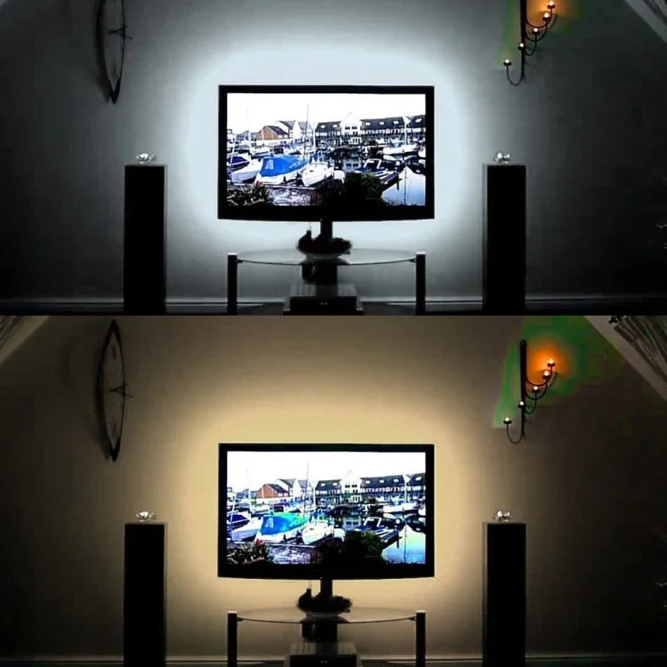شريط إضاءة LED SMD 2835 إيبوكسي يعمل عبر USB، مصباح ديكور مكتبي لعيد الميلاد لإضاءة خلفية التلفاز، 1 متر، 5 أمتار