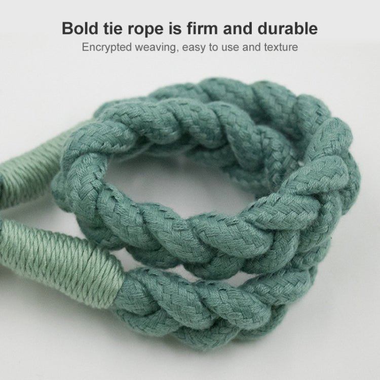 1 Pair Magnetic Buckle Twist Tie For Curtains, Pink, Grey Blue, Golden King, Conran, Off-white, Light Gray, Dark Grey