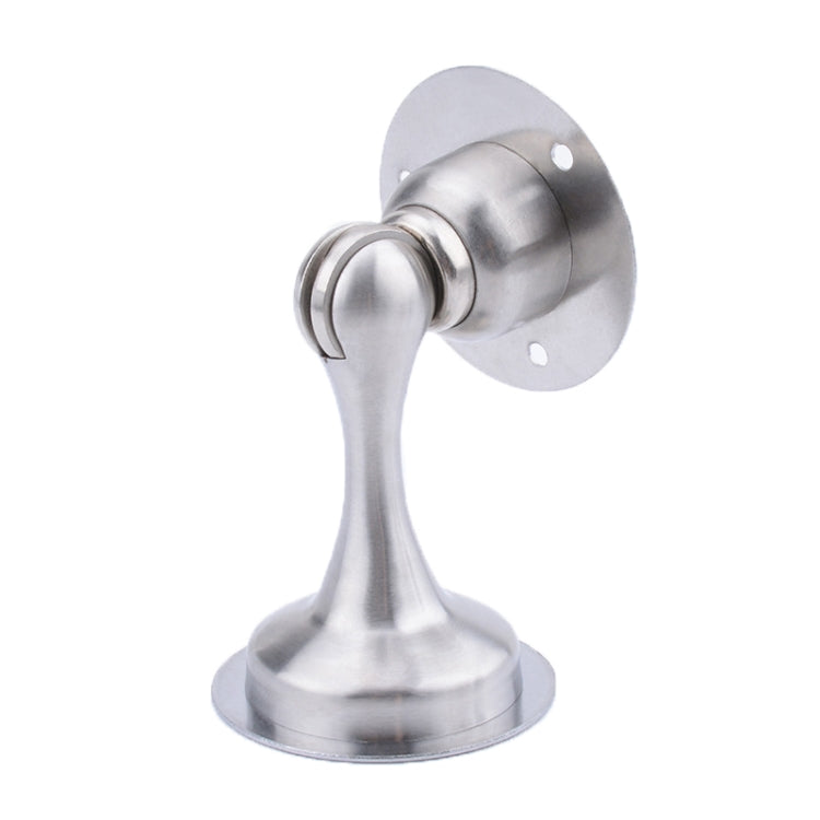 Punch-Free Stainless Steel Thickened Strong Magnetic Door Stopper, Brushed Steel, Green Bronze, Red Bronze, Black