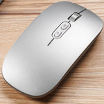 فأرة لاسلكية M103 1600 DPI بخمس أزرار 2.4G مع شحن، فأرة مكتبية ذكية بصوت Ai، تدعم 28 لغة، أبيض، أسود، فضي، ذهبي وردي، رمادي