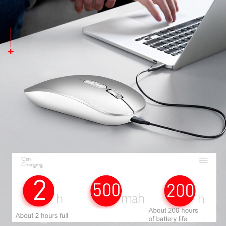 فأرة لاسلكية M103 1600 DPI بخمس أزرار 2.4G مع شحن، فأرة مكتبية ذكية بصوت Ai، تدعم 28 لغة، أبيض، أسود، فضي، ذهبي وردي، رمادي