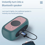 محول صوت بلوتوث 5.0 USB 2 في 1 BT201 مستقبل ومرسل مع شاشة LCD، مستقبل ومرسل صوت بلوتوث مع شاشة LCD