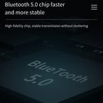 محول صوت بلوتوث 5.0 USB 2 في 1 BT201 مستقبل ومرسل مع شاشة LCD، مستقبل ومرسل صوت بلوتوث مع شاشة LCD